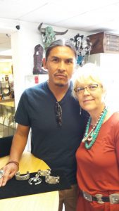 Reginald Mitchell at Tucson Indian Jewelry