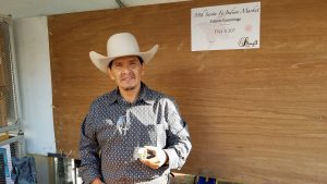 Edison Cummings Navajo (Dine') Silversmith Santa Fe Indian Market Aug 2019