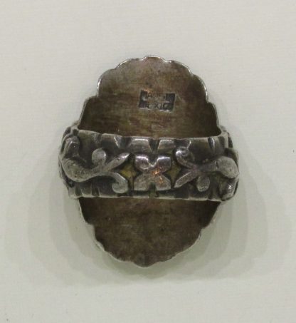 Rear view of Mexican Cowboy Ring c. 1940