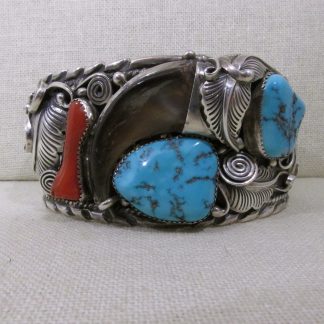 E. Etsitty Navajo Sterling Silver Bracelet