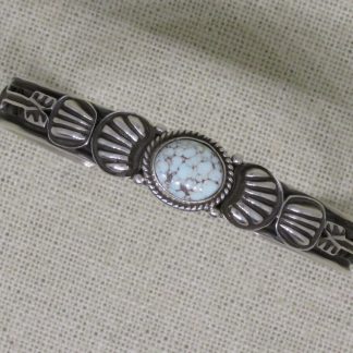 Tsosie Orville White Navajo Dry Creek Turquoise Bracelet