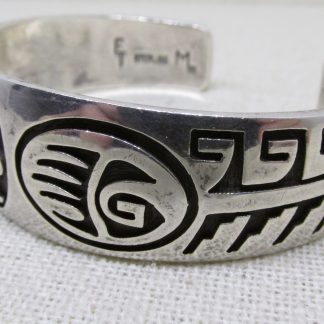 Effie Tawahongva and Marvin Lucas Hopi Bracelet