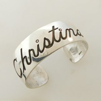 DAN OLIVER Navajo Sterling Silver Custom “Christina” Bracelet