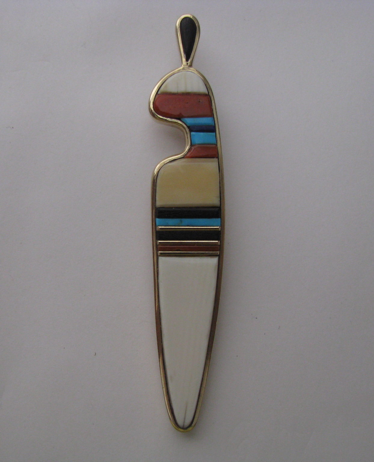 Charles Loloma Corn Maiden Pendant