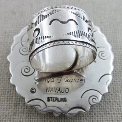 Tonya J. Rafael Navajo Sterling Silver Adjustable Ring