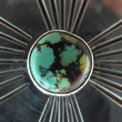 Tim Yazzie Navajo / San Felipe Turquoise and Sterling Silver Ring