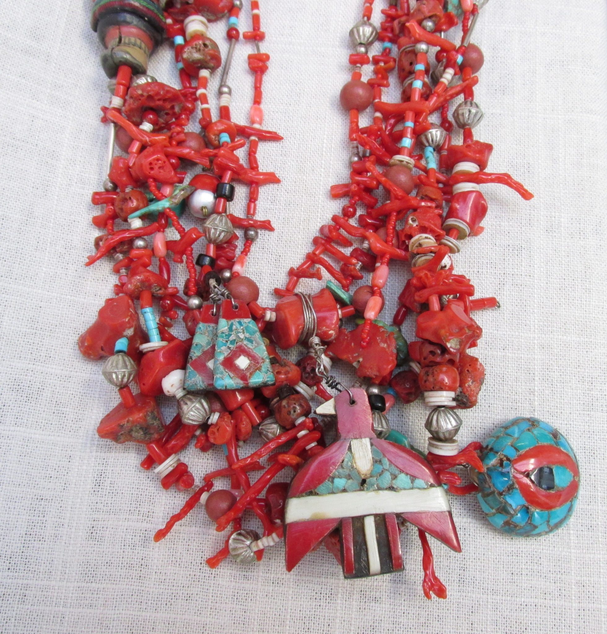 Santo Domingo Coral Treasure Necklace