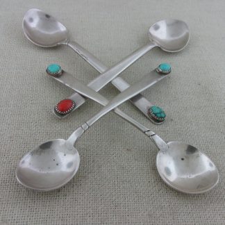 Patania Thunderbird Shop Demitasse Silver Spoons