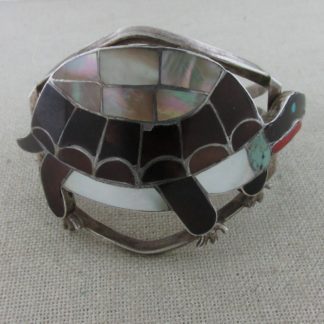 ROSE BLACK Zuni Tortoise Cuff Bracelet