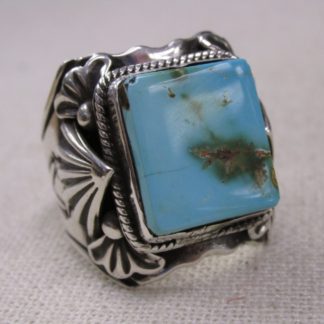 DELBERT GORDON Navajo Royston Turquoise and Sterling Silver Ring