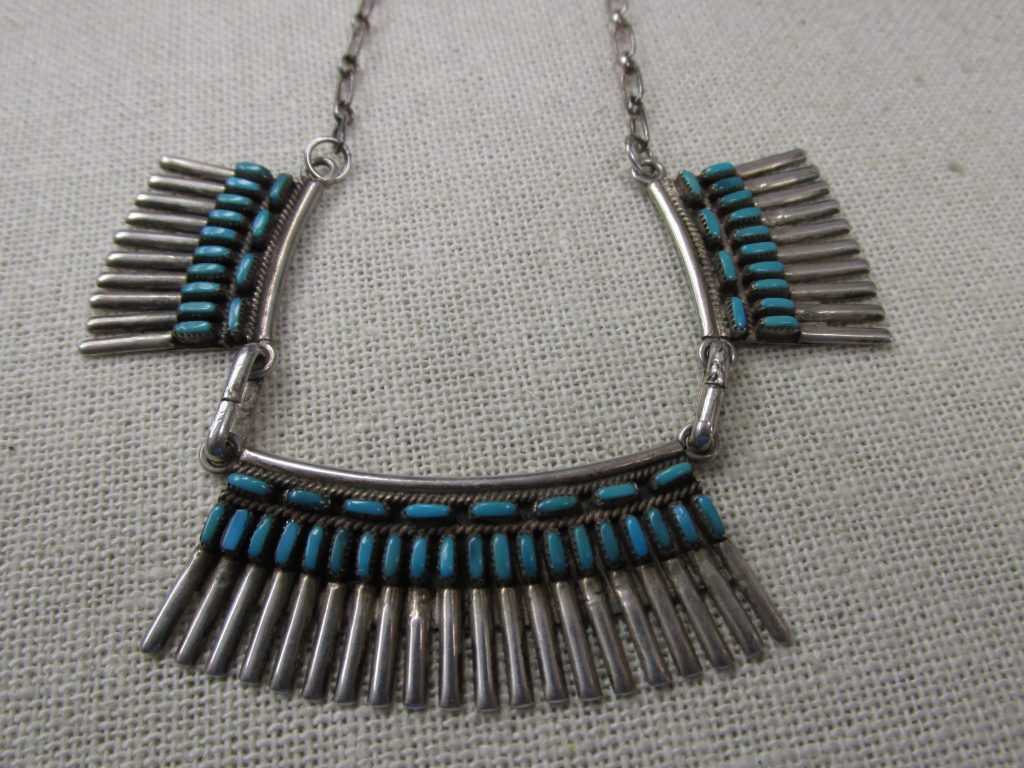 zuni petit point necklace