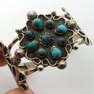 Quinton Antone Turquoise and Sterling Bracelet
