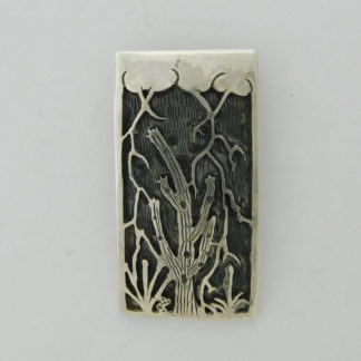 Adam Ramirez Sterling Silver Desert Storm Pendant