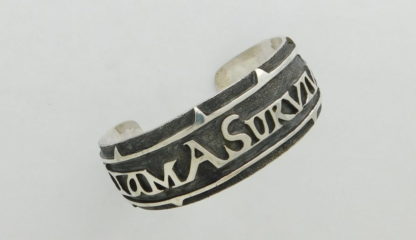 Adam Ramirez Ute / Acoma Silver Bracelet