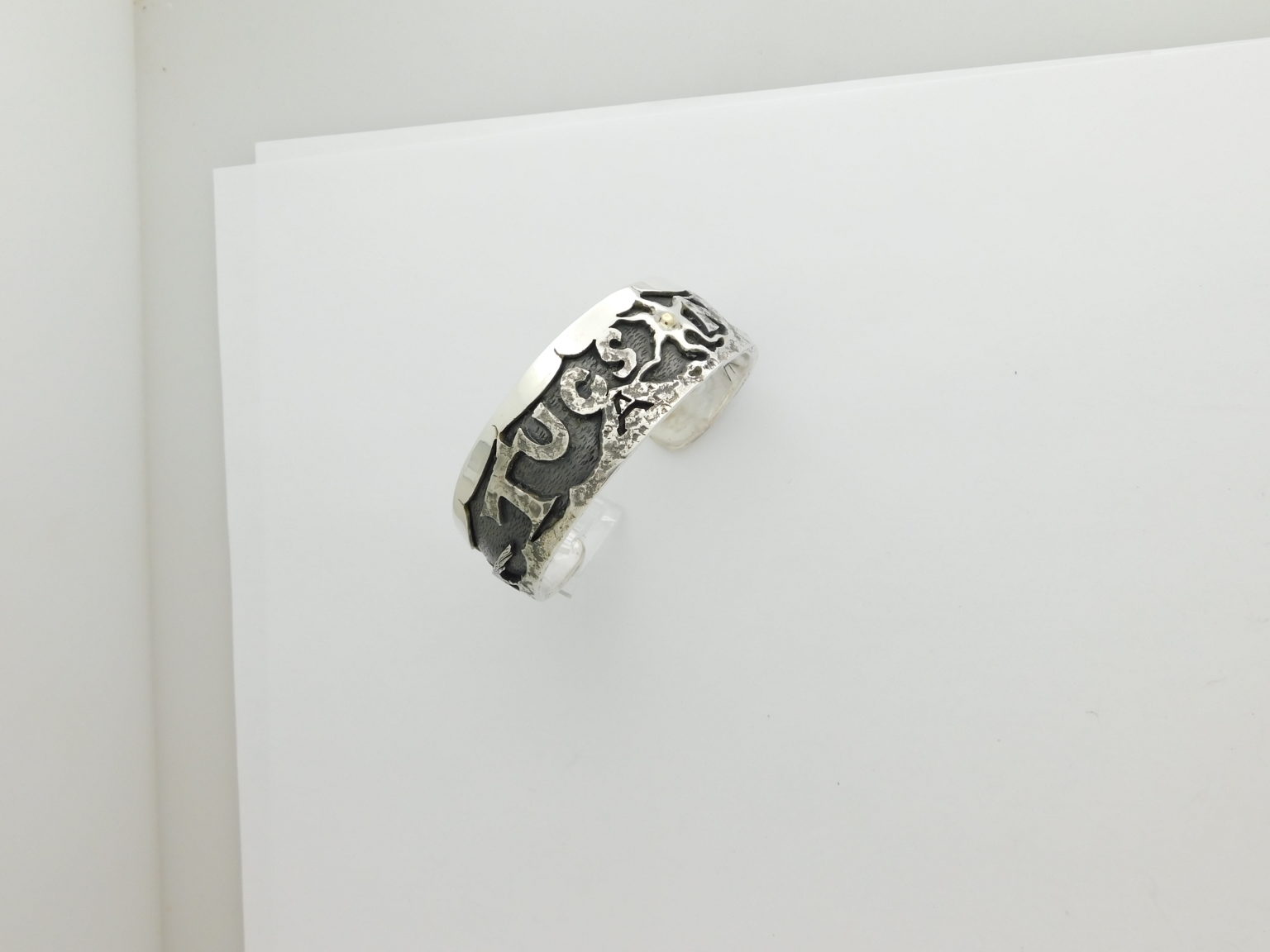 Adam Ramirez Ute / Acoma Pueblo Tucson Sterling Silver Bracelet
