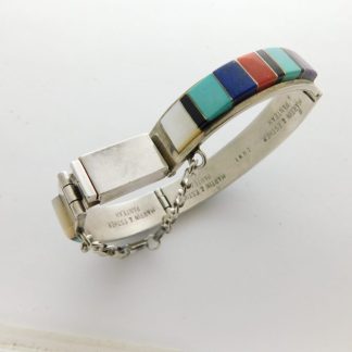 MARTIN & ESTHER PANTEA Zuni Cobblestone Sterling Silver Link Bracelet