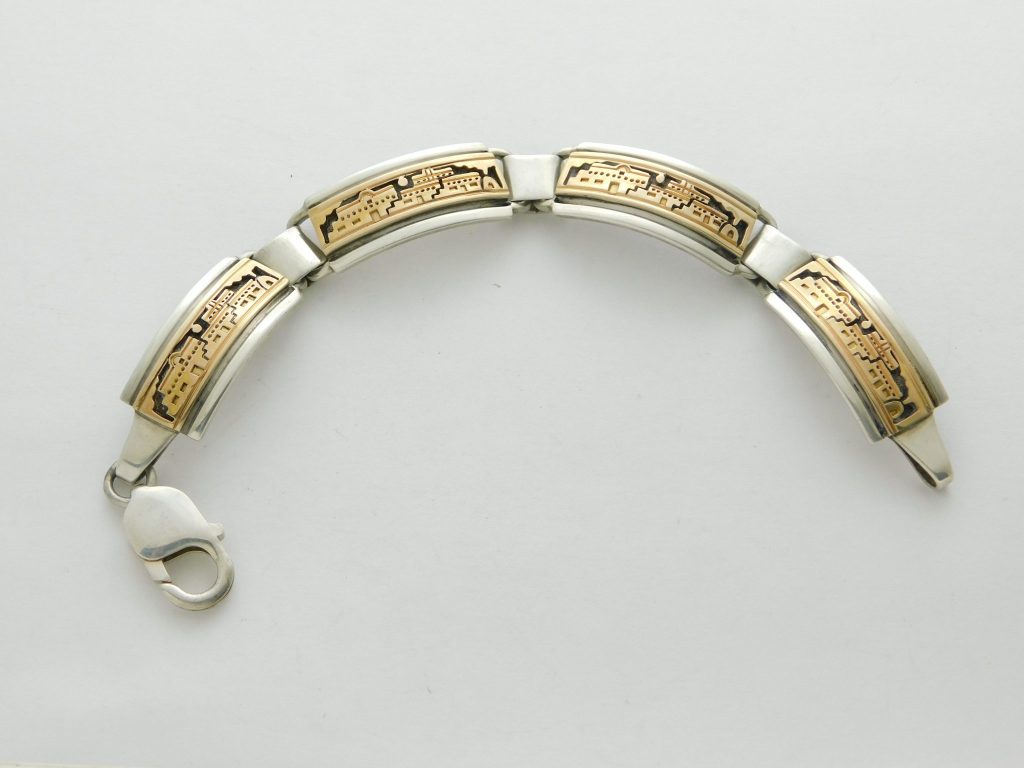 Seaxwolf Jewelry Designs | Sterling Silver Robust Single Link Chain Bracelet