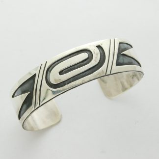 Victor Coochwytewa Hopi Sterling Silver Bracelet
