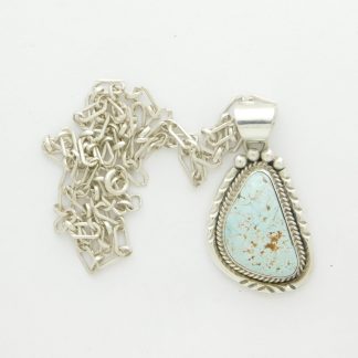 Tim Guerro Dry Creek Turquoise and Sterling Silver Pendant