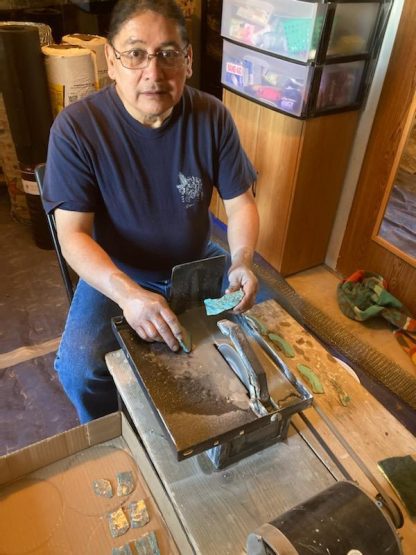 John Aguilar Santo Domingo Cutting Turquoise