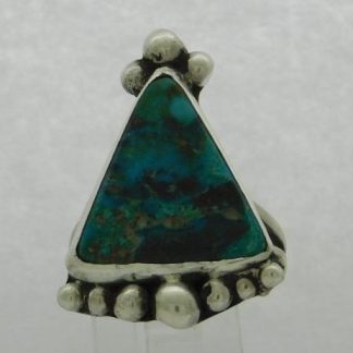 Bisbee Bob Anglo Bisbee Turquoise and Sterling Silver Ring