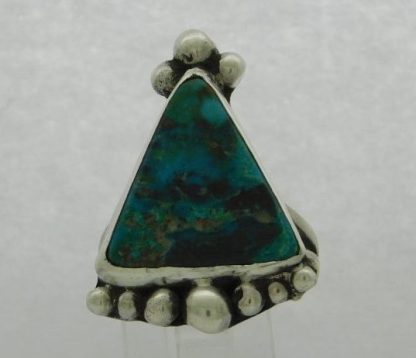 Bisbee Bob Anglo Bisbee Turquoise and Sterling Silver Ring