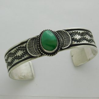 Sunshine Reeves Navajo Royston Turquoise and Sterling Silver Bracelet