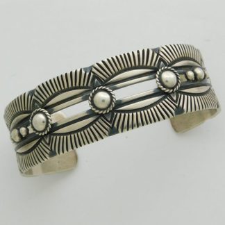 Delbert Gordon Navajo Sterling Silver Bracelet