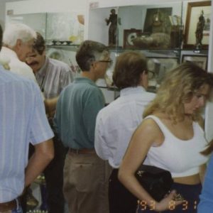 Native American Indian Dealers: Pat Nash, Rick Rosenthal & Alan Fleisher shopping our jewelry on Opening Day August 31, 1993