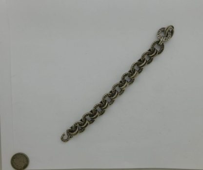 Patrick (Anglo) Handmade 8 Gauge Sterling Silver Link Bracelet