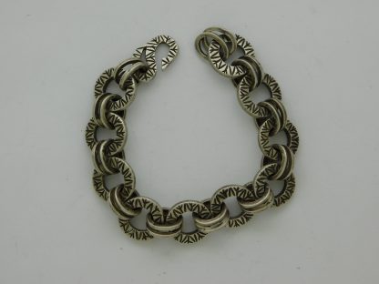 Patrick (Anglo) Handmade 8 Gauge Sterling Silver Link Bracelet