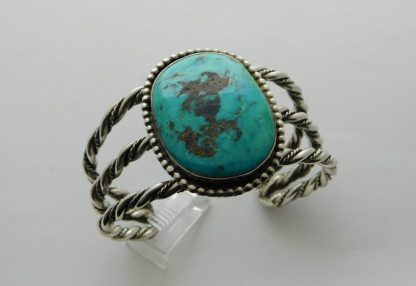 Blue Diamond Turquoise & Sterling Bracelet