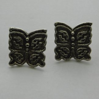 Joel Pajarito Sterling Tufa Butterfly Post Earrings