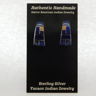 Lora Joe Navajo Lapis & Angel Coral Earrings