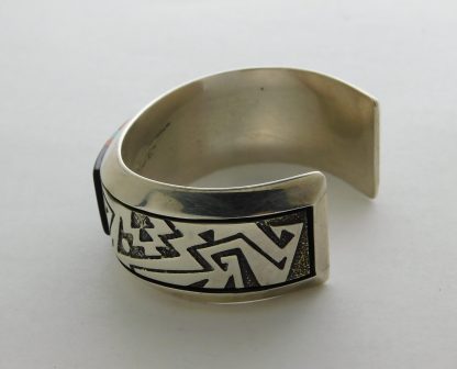 Side View of Richard Tsosie Navajo Bracelet