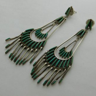 Jeannie Lastiyano Zuni Needlepoint Earrings