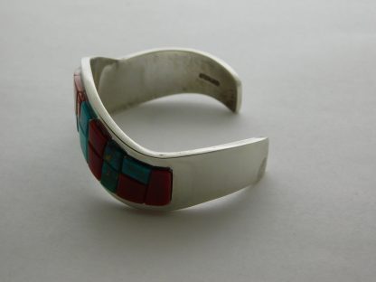 Side view of Harrison Jim Navajo Bracelet