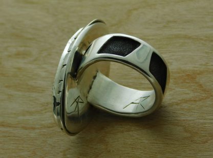 Side view of Adam Ramirez Ring