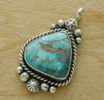 Natural Bisbee Turquoise Pendant