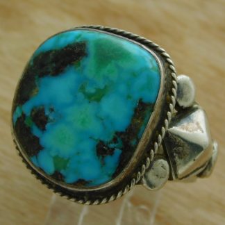 RDY Navajo Blue Diamond Turquoise Ring