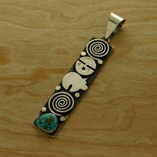 Alex Sanchez Navajo Bear Pendant