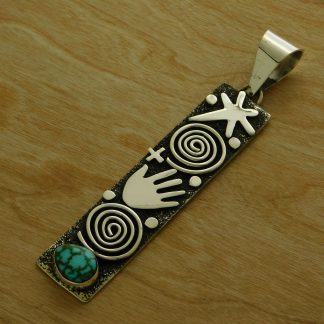 Alex Sanchez Navajo Spiral Pendant