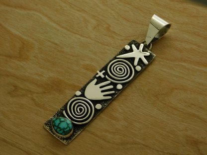 Alex Sanchez Navajo Spiral Pendant