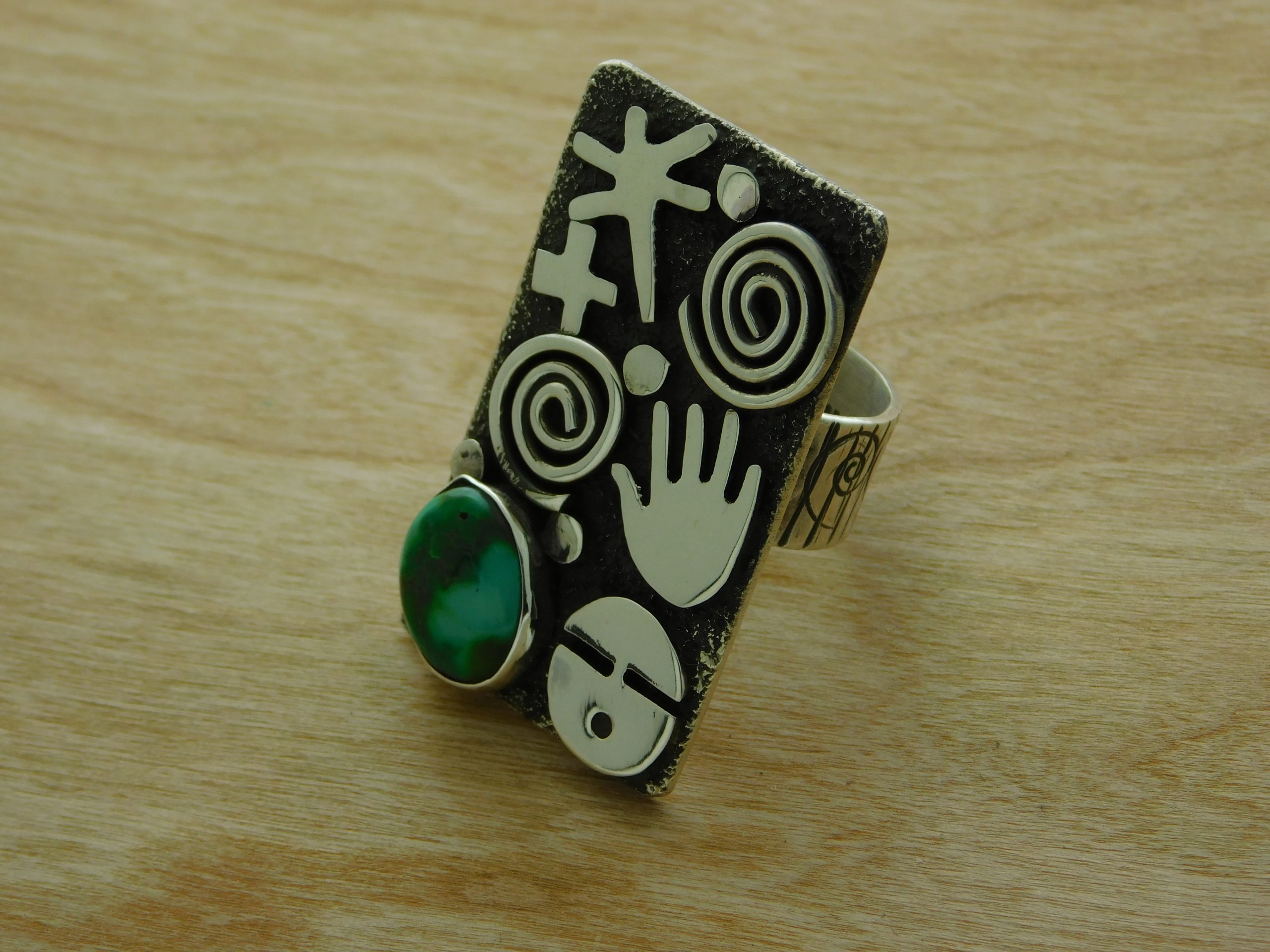 Alex Sanchez Navajo Petroglyph Ring