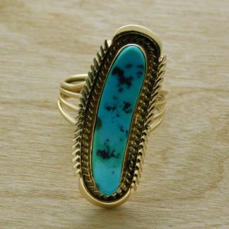 Melvin Francis Navajo 14kt. Gold Ring