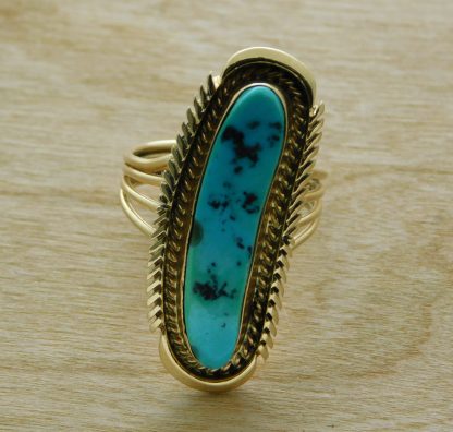 Melvin Francis Navajo 14kt. Gold Ring