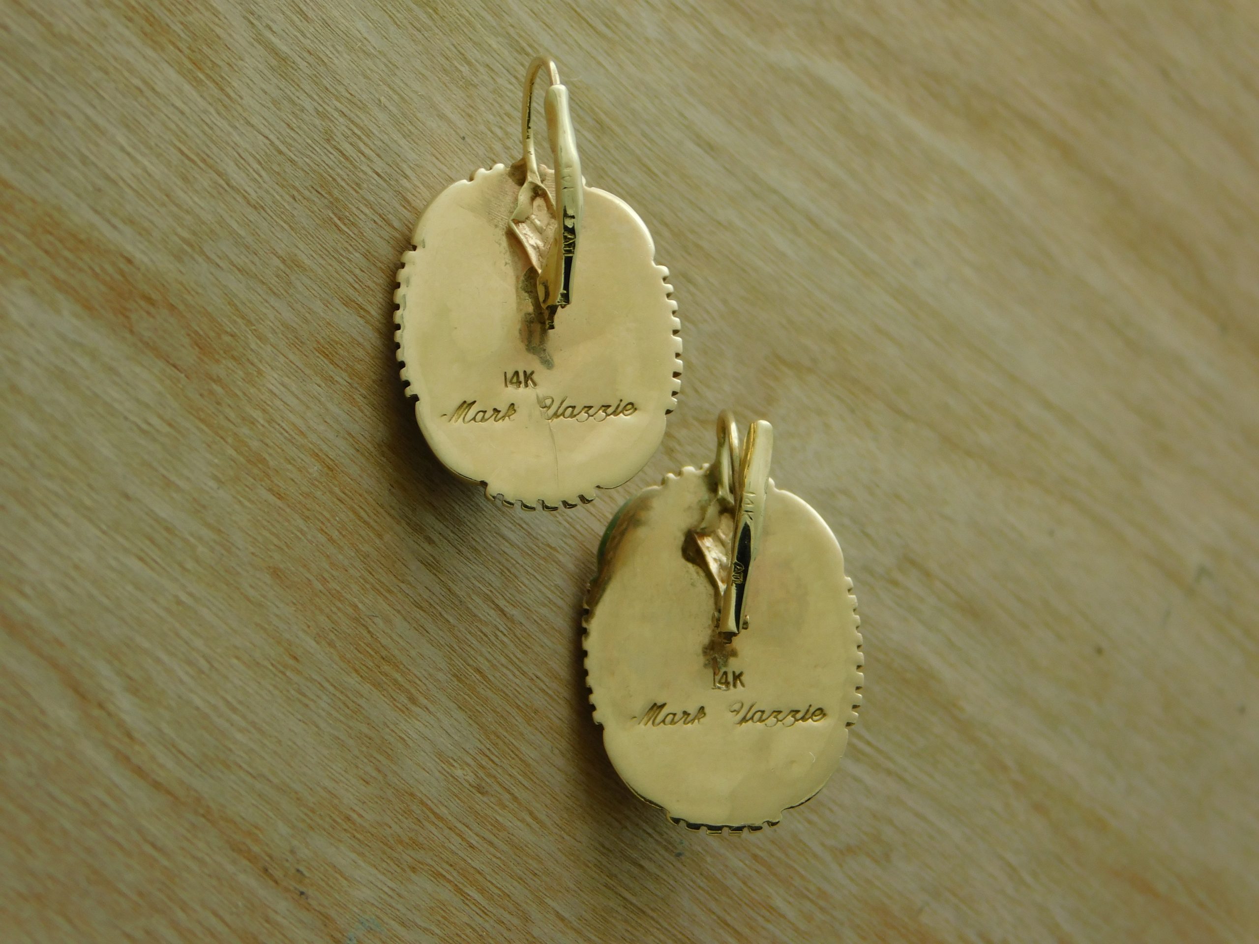 Mark Yazzie 14k Navajo Hallmark