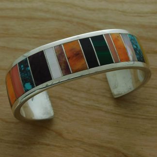 ED CHISCHILLY Navajo Inlay Bracelet