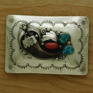 James W. Toadlena Navajo Buckle