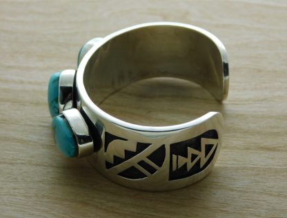 Timmy Yazzie Navajo 3-Stone Bracelet